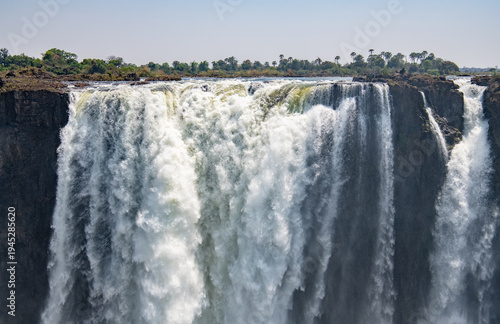 Wallpaper Mural Victoria Falls towards the end of the dry season showing from the Zimbabwe side Torontodigital.ca