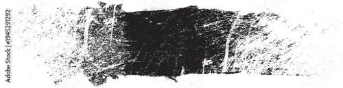 Grunge brush stroke banner with rough edges - abstract paint stroke for typography overlay. Bold brush stroke strip for web header or cover design. Textured element for design template , social media.