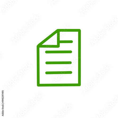 Business Icons – Document File Paper Interface Icon / ドキュメントファイルペーパーインターフェースアイコン