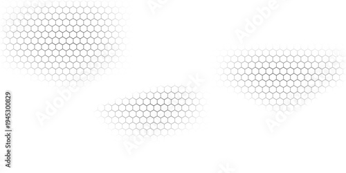 abstract simple geometric hexagonal pattern design.