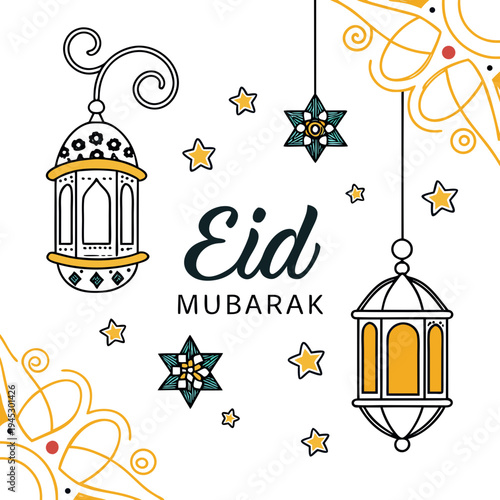 eid mubarak card