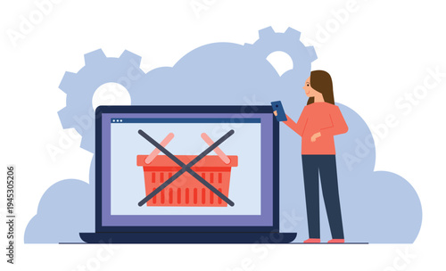 Deleting items from shopping cart and order cancellation. Editing online purchases by buyer, security protection, checkout access blocked