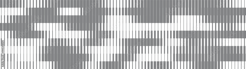 Fototapeta premium Modern Halftone Lines Texture with Parallel Vertical Stripes. Black and White Gradient Pattern for Abstract Design.