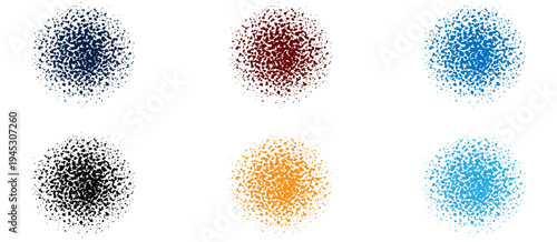 Grunge Paint Brush  Set on white Background – Grunge Ink Smear Collection