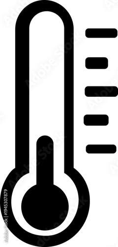 Weather Sign. Temperature icon set. Temperature Scale Symbol. Warm cold Symbol - stock vector. isolated on transparent background