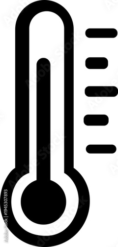 Weather Sign. Temperature icon set. Temperature Scale Symbol. Warm cold Symbol - stock vector. isolated on transparent background