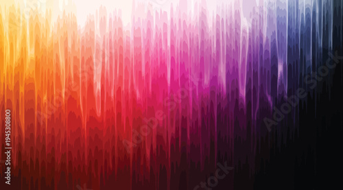 Vibrant gradient background with colorful streaks of light and dark hues blending smoothly