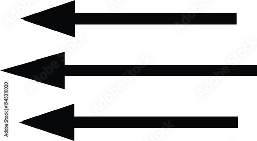 Collection of black and white arrow buttons and origami paper banners featuring blank vector labels and direction signs for web business design elements