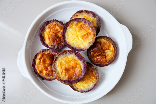 Wallpaper Mural Freshly baked purple sweet potato pie Torontodigital.ca