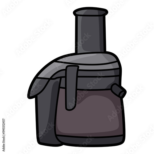 simple brown and black kitchen appliance fruit juicer