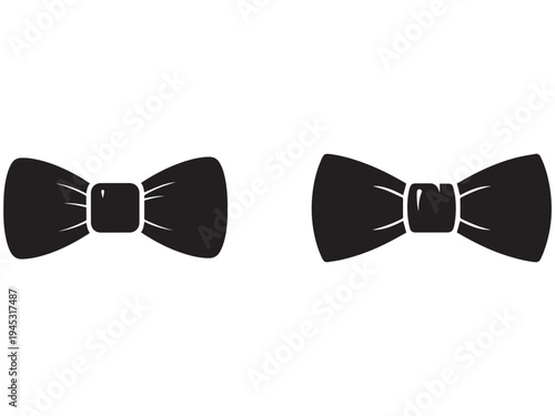 Blackbowtiesymbolsforfashionaccessoriesandformalevents