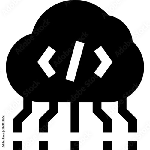 Cloud Computing Storage Internet Network Icon