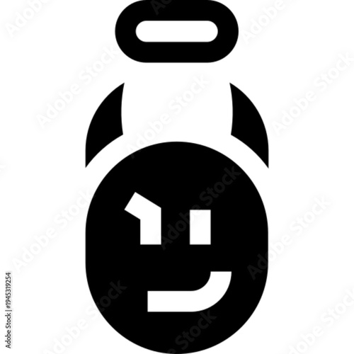 Angel Devil Good Evil Duality Contrast Icon