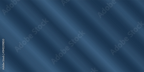 Smooth, abstract metallic blue curves creating a fluid and seamless design. 3D rendering