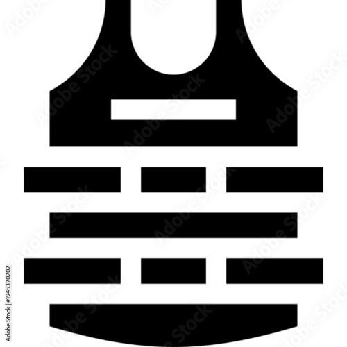 Bulletproof Vest Protective Armor Icon