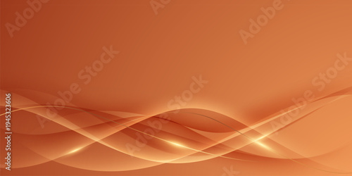 Abstract background vector illustration with a modern design, orange and gold colors, and geometric elements.