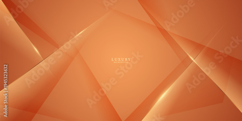Abstract background vector illustration with a modern design, orange and gold colors, and geometric elements.