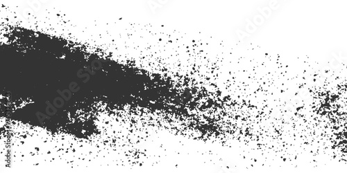 Abstract black grunge mark, a striking design of textures, contrasts, and subtle grit creating an intriguing visual narrative.