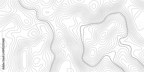 Abstract paper seamless pattern topography map counter map.abstract wavy background. topographic contour background. Topography background. Vector banner. Topo.
