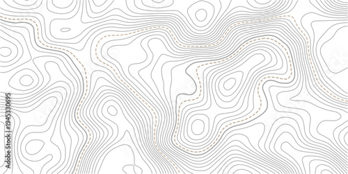 Abstract paper seamless pattern topography map counter map.abstract wavy background. topographic contour background. Topography background. Vector banner. Topo.
