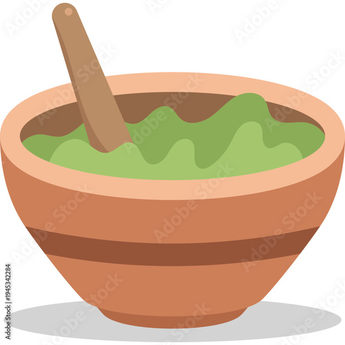 Guacamole in Molcajete Icon
