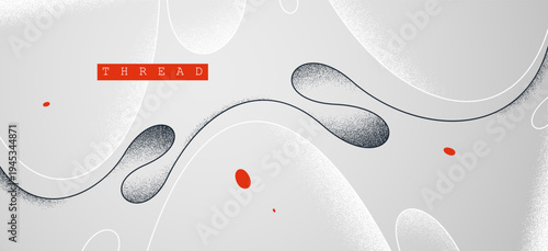 Soft and relaxing vector linear abstract background, curvy lines artistic abstraction, minimal flowing lines and textures, elegant wave stripes, flowy modern graphics.