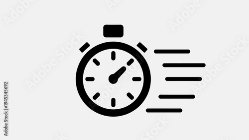 vector illustration of a clock