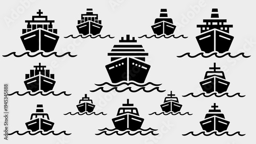 set of vector images of landmarks and monuments