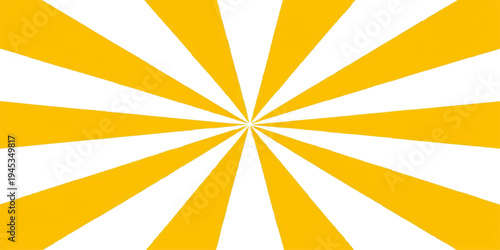 Abstract grunge vector background featuring a trendy sunburst pattern with orange and yellow rays on a vintage paper texture