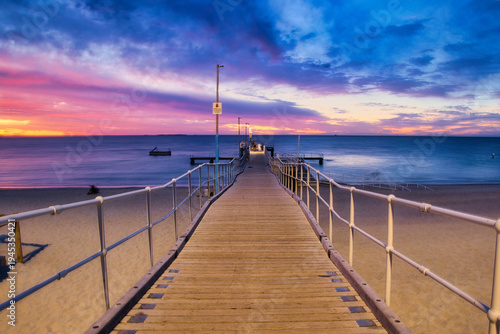 Coogee Beach (Perth) pink sunset