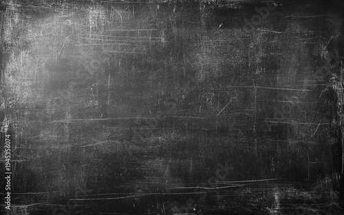 Empty Black Chalkboard. Dark Blackboard of Chalkboard Texture Background.