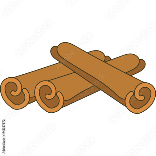 Cinnamon Sticks Illustration
