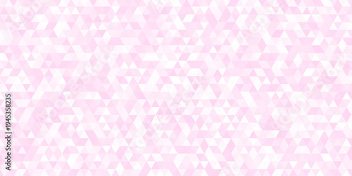 Minimal Pink Triangle Shapes Abstract Design