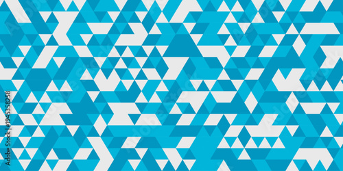 Geometric Triangle Mosaic Background. Futuristic Triangle Geometric Background
