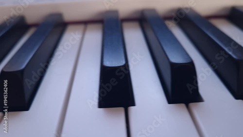 piano keys close up black and white keyboard musical instrument background