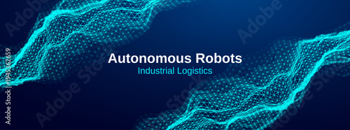 Chain blockchain banner for ppt block architecture and presentation 3d graphic. Wireframe banking crypto for cyber fintech array and energy ai bg box. Quality quantum banner template.