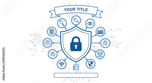 flat vector Cyber Security Icons isolated on White Background vector background, vector illustration