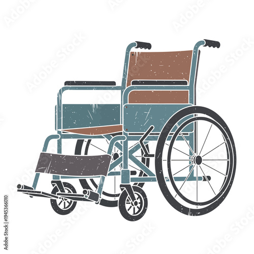 Vintage Wheelchair, Mobility Aid, Disability Equipment