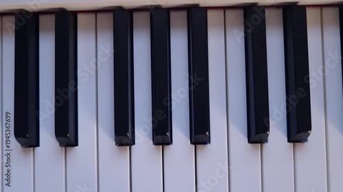 piano keys close up black and white keyboard musical instrument background