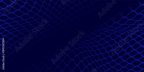 Abstract net background blue for sports, Mesh texture for fishing nets. Seamless pattern for sportswear or soccer goal, volleyball net, basketball hoop, hockey, athletics. Eps10