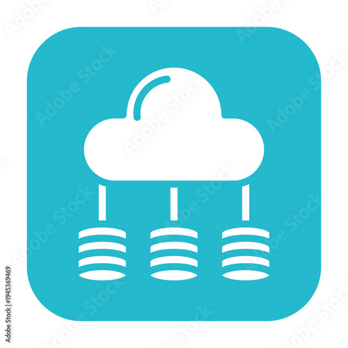 Cloud Computing Vector Icon