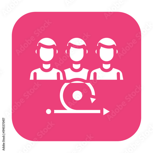 Scrum Team Vector Icon