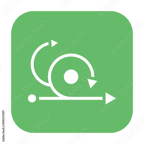 Sprint Cycle Vector Icon