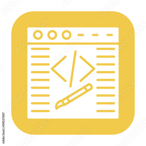 Clean Code Vector Icon