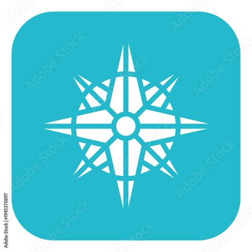 Compass Rose Vector Icon