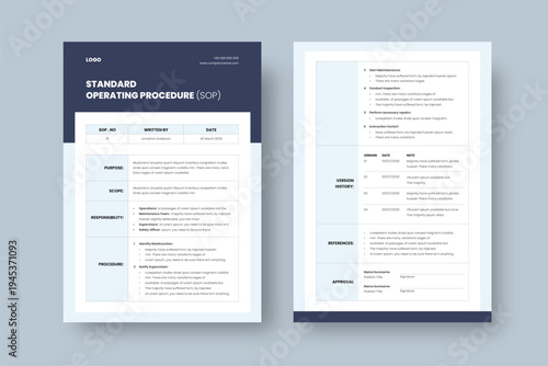 standard operating procedure (sop)