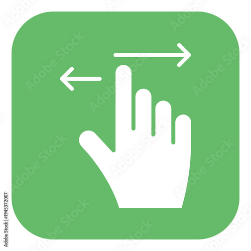 Swipe Left Vector Icon