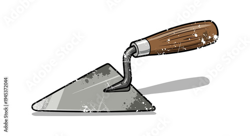 Trowel tool illustration