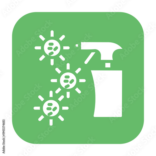 Disinfectant Spray Vector Icon