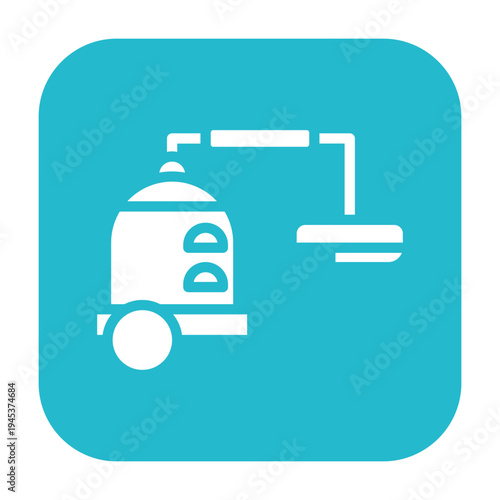 Steam Cleaner Vector Icon